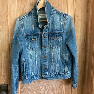Pistola Distressed Denim Jean Jacket Women’s Size M